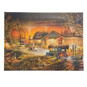 Buffalo Puzzle 1000 Pieces Terry Redlin Morning Warm Up 91580 Jigsaw